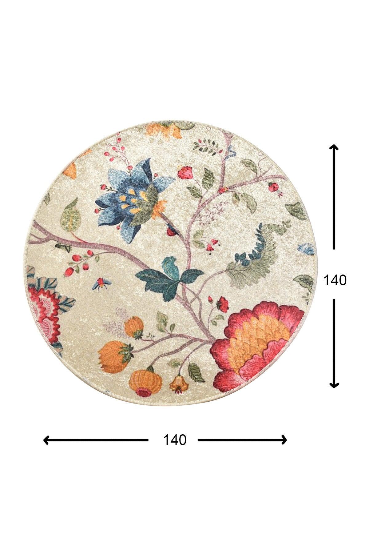 Covor Seda Antiderapant, Multicolor - 140 x 140, SKU 882CHL1125