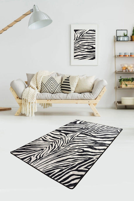 Covor de living / dormitor Zebra, Multicolor