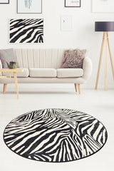 Covor de living / dormitor Zebra, Multicolor - 140 x 140, SKU 882CHL1308
