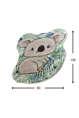 Covor de Copii  Koala Shape, Multicolor, 80x100 cm