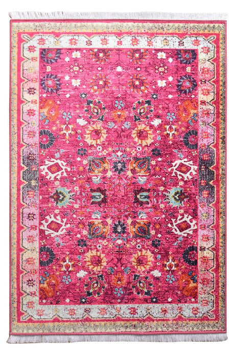 Covor de living / dormitor Retro, Multicolor