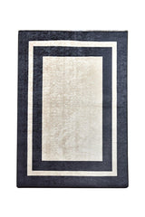 Covor de Hol Black Frame, Lavabil, Antiderapant (diverse dimensiuni) - 80 x 150, SKU 882CHL1953