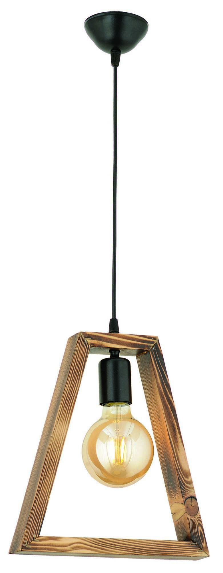 Lustră E8135-B, Nuc - Negru