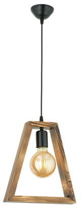 Lustră E8135-B, Nuc - Negru