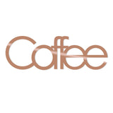 Decoratiune de perete Metal wantCoffee, Negru, 17x1x50 cm - Cupru, SKU 891TNL1113
