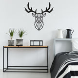 Decorațiune de perete din metal Deer2, Diverse culori, 51x51x0 cm - Negru | SKU: 891TNL1175 | Decorațiune de perete din metal Deer2, 51x51x0 cm, varianta Negru, produs pentru amenajarea locuinței, disponibil online în România la CasaMob
