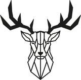 Decorațiune de perete din metal Deer2, Diverse culori, 51x51x0 cm - Negru | SKU: 891TNL1175 | Decorațiune de perete din metal Deer2, 51x51x0 cm, varianta Negru, produs pentru amenajarea locuinței, disponibil online în România la CasaMob