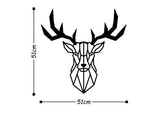 Decorațiune de perete din metal Deer2, Diverse culori, 51x51x0 cm - Negru | SKU: 891TNL1175 | Decorațiune de perete din metal Deer2, 51x51x0 cm, varianta Negru, produs pentru amenajarea locuinței, disponibil online în România la CasaMob