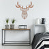 Copper | SKU: 891TNL1259 | Decorațiune de perete din metal Deer2, 51x51x0 cm, varianta Copper, produs pentru amenajarea locuinței, disponibil online în România la CasaMob