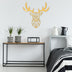 Decorațiune de perete din metal Deer2 Metal Decor, Auriu, 51x51x0.15 cm, SKU 891TNL1342, imagine 1