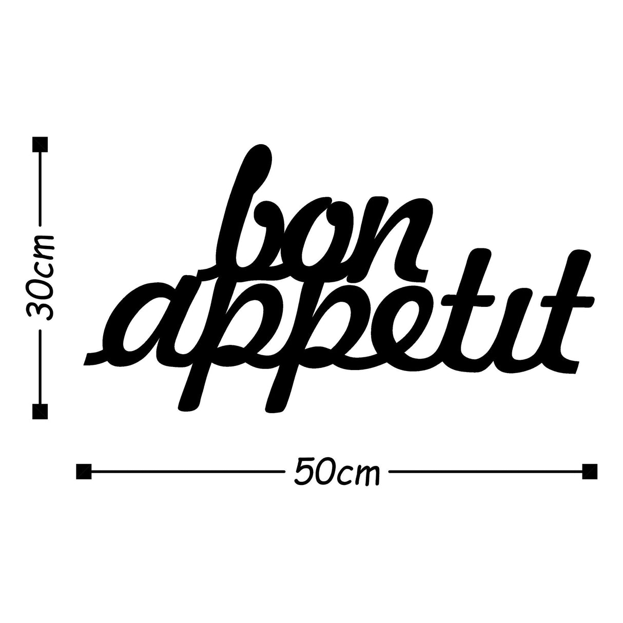 Decorațiune de perete din metal Bon Appetit 1, Diverse culori, 50x30x0 cm - Negru | SKU: 891TNL1359 | Decorațiune de perete din metal Bon Appetit 1, 50x30x0 cm, varianta Negru, produs pentru amenajarea locuinței, disponibil online în România la CasaMob