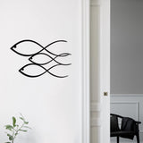Decorațiune de perete din metal Fish, Diverse culori, 50x30x0 cm - Negru | SKU: 891TNL1366 | Decorațiune de perete din metal Fish, 50x30x0 cm, varianta Negru, produs pentru amenajarea locuinței, disponibil online în România la CasaMob