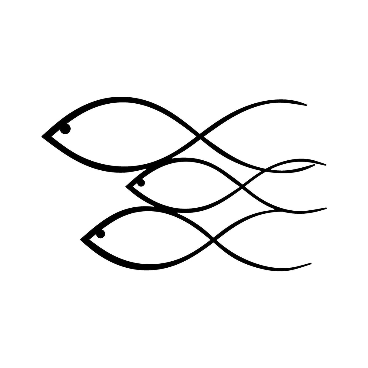 Decorațiune de perete din metal Fish, Diverse culori, 50x30x0 cm - Negru | SKU: 891TNL1366 | Decorațiune de perete din metal Fish, 50x30x0 cm, varianta Negru, produs pentru amenajarea locuinței, disponibil online în România la CasaMob