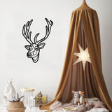 Decorațiune de perete din metal Dear, Diverse culori, 48x69x0 cm - Negru | SKU: 891TNL1376 | Decorațiune de perete din metal Dear, 48x69x0 cm, varianta Negru, produs pentru amenajarea locuinței, disponibil online în România la CasaMob