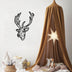 Negru | SKU: 891TNL1376 | Decorațiune de perete din metal Dear, 48x69x0 cm, varianta Negru, produs pentru amenajarea locuinței, disponibil online în România la CasaMob