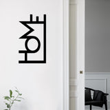 Decoratiune de perete Metal Home-metalwall, Negru, 50x1x28 cm - Negru, SKU 891TNL1404