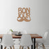 Copper | SKU: 891TNL1481 | Decorațiune de perete din metal Bonjur, 49x49x0 cm, varianta Copper, produs pentru amenajarea locuinței, disponibil online în România la CasaMob