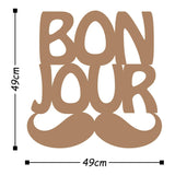 Decorațiune de perete din metal Bonjur, Diverse culori, 49x49x0 cm - Copper | SKU: 891TNL1481 | Decorațiune de perete din metal Bonjur, 49x49x0 cm, varianta Copper, produs pentru amenajarea locuinței, disponibil online în România la CasaMob