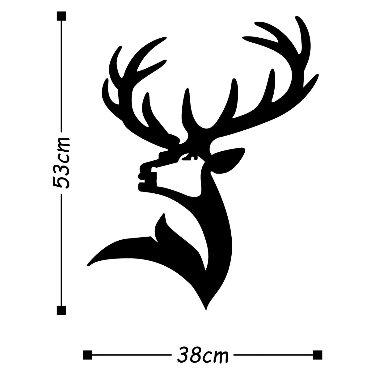 Decorațiune de perete din metal Dear2, Diverse culori, 38x53x0 cm - Negru | SKU: 891TNL1412 | Decorațiune de perete din metal Dear2, 38x53x0 cm, varianta Negru, produs pentru amenajarea locuinței, disponibil online în România la CasaMob