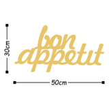 Decorațiune de perete din metal Bon Appetit 1, Diverse culori, 50x30x0 cm - Auriu | SKU: 891TNL1503 | Decorațiune de perete din metal Bon Appetit 1, 50x30x0 cm, varianta Auriu, produs pentru amenajarea locuinței, disponibil online în România la CasaMob