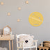 Decorațiune de perete din metal Aries Horoscope, Auriu, 48x48x0.15 cm, SKU 891TNL1531, imagine 1