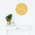 Decorațiune de perete din metal Leo Horoscope, Auriu, 48x48x0.15 cm, SKU 891TNL1535, imagine 1
