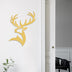 Auriu | SKU: 891TNL1555 | Decorațiune de perete din metal Dear2, 38x53x0 cm, varianta Auriu, produs pentru amenajarea locuinței, disponibil online în România la CasaMob