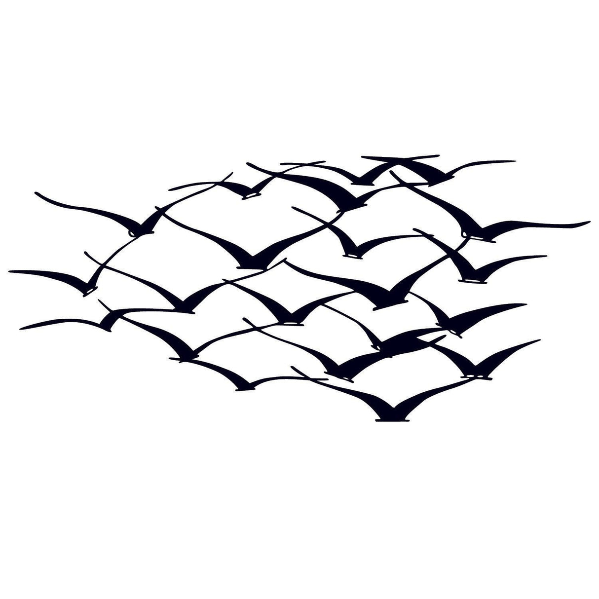 Decoratiune de perete Metal Tanelorn, Negru, 55x0x120 cm