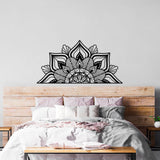 Decoratiune de perete Metal Mandala 1, Negru, 78x1x154 cm - Negru, SKU 891TNL1879
