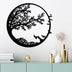 Decoratiune de perete Metal Night, Negru, 1.5x66x68 cm, SKU 891TNL2003