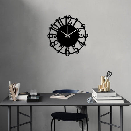 Ceas de perete Metal Wall Clock 15, Diverse culori, 48x48x0 cm