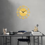 Ceas de perete Metal Wall Clock 15, Diverse culori, 48x48x0 cm - Auriu | SKU: 891TNL2179 | Ceas de perete Metal Wall Clock 15, 48x48x0 cm, varianta Auriu, produs pentru amenajarea locuinței, disponibil online în România la CasaMob