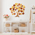 Decorațiune de perete din metal Lime Hazel 2, Multicolor, 115x105x0.15 cm, SKU 891TNL2306, imagine 1