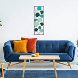 Decoratiune de perete Metal Catalpa, Multicolor, 90x1x32 cm