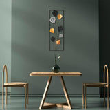 Decoratiune de perete Metal Crabtree, Multicolor, 90x1x32 cm