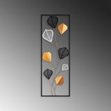 Decoratiune de perete Metal Crabtree, Multicolor, 90x1x32 cm