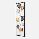 Decoratiune de perete Metal Crabtree, Multicolor, 90x1x32 cm