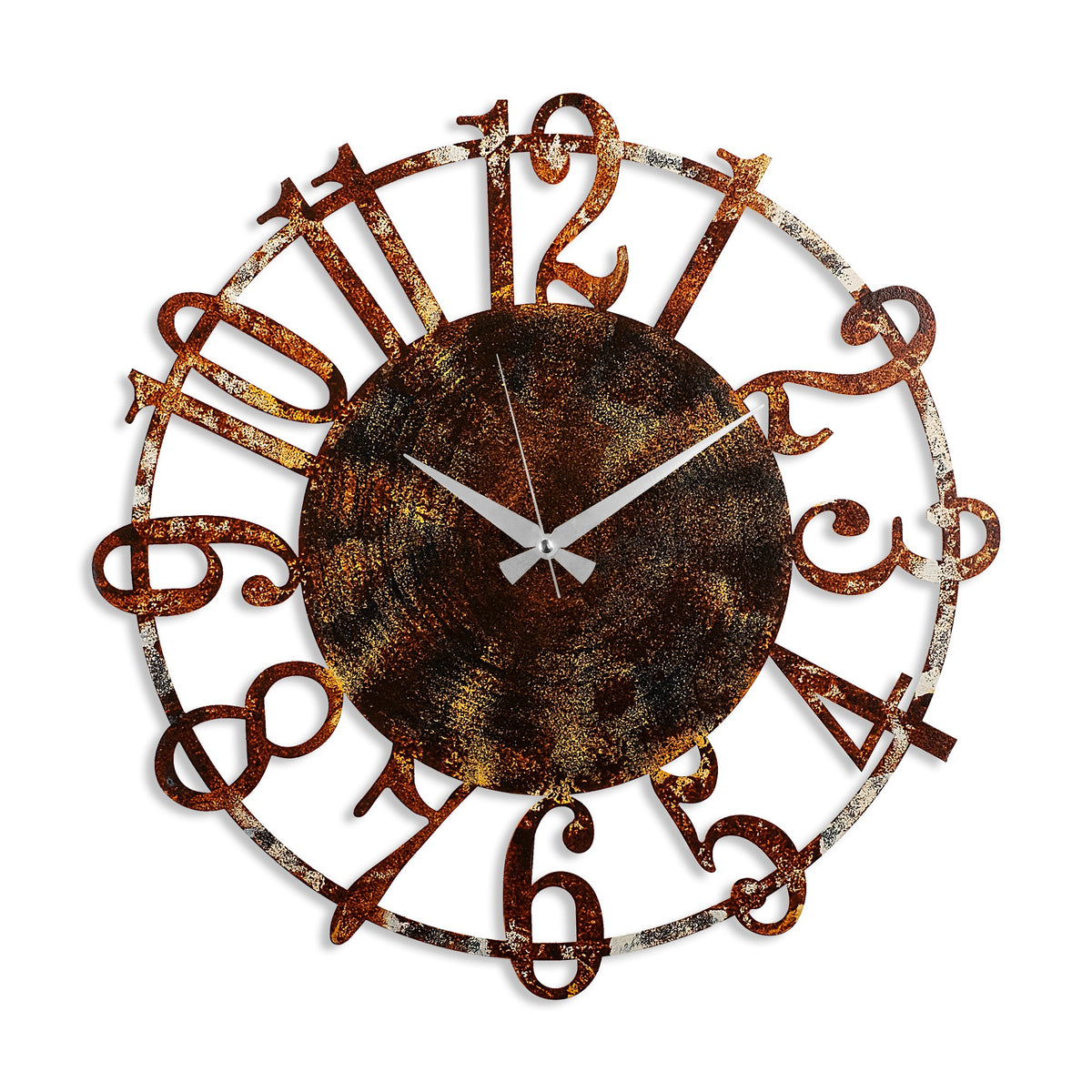 Ceas de perete Metal Wall Clock 15 - 2, Multicolor, Ø48 cm, SKU 891TNL2437, imagine 6