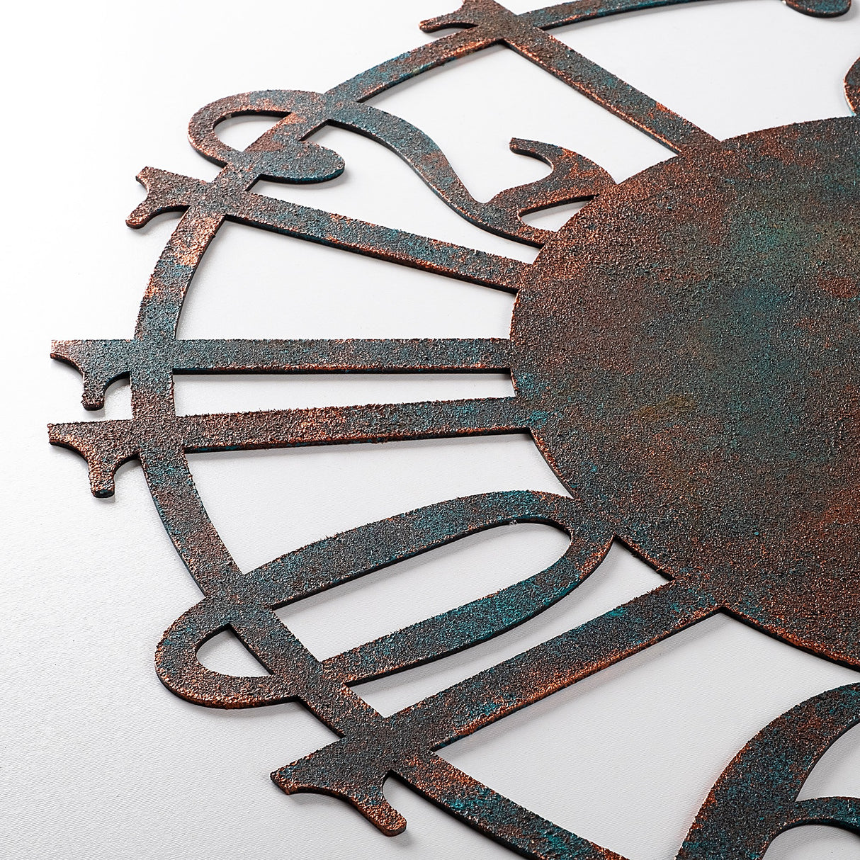 Ceas de perete Metal Wall Clock 15 - 3, Multicolor, Ø48 cm