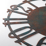 Ceas de perete Metal Wall Clock 15 - 3, Multicolor, Ø48 cm