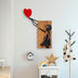Decoratiune de perete lemn Banksy - 15, Nuc, 60x3x83 cm, SKU 891TNL3148