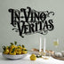 Decoratiune de perete Metal Veritas 2, Negru, 60x41 cm, SKU 891TNL3469