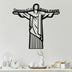 Decoratiune de perete Metal La Speranza 4, Negru, 56x54 cm, SKU 891TNL3510