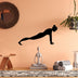 Decoratiune de perete Metal Yoga 7, Negru, 60x30 cm, SKU 891TNL3540