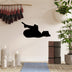 Decoratiune de perete Metal Yoga 8, Negru, 60x33 cm, SKU 891TNL3541