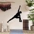Decoratiune de perete Metal Yoga 13, Negru, 47x55 cm, SKU 891TNL3546