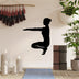 Decoratiune de perete Metal Yoga 16, Negru, 43x55 cm, SKU 891TNL3549