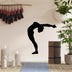 Decoratiune de perete Metal Yoga 21, Negru, 50x55 cm, SKU 891TNL3554