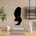 Decoratiune de perete Metal Yoga 26, Negru, 26x60 cm, SKU 891TNL3559