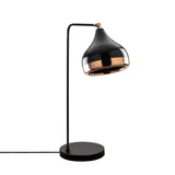 Veioză Yıldo - 6896, Negru - Copper, Ø17x52 cm